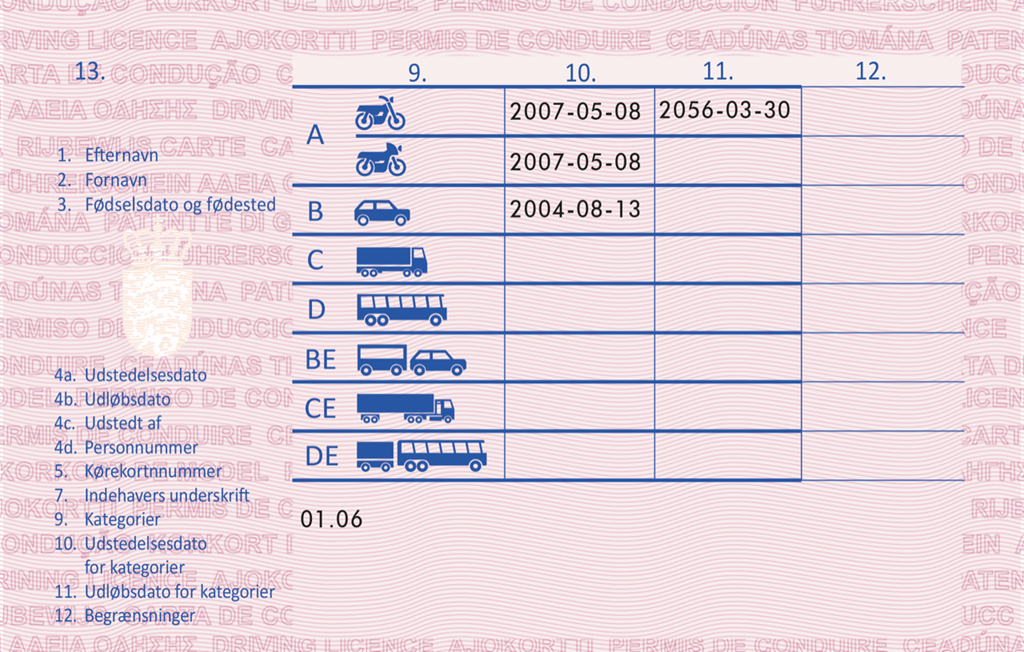 Kolekcjonerskie prawo jazdy z Danii na pewno pozwoli kierowa? pojazdem zbudowanym z klock?w Lego.