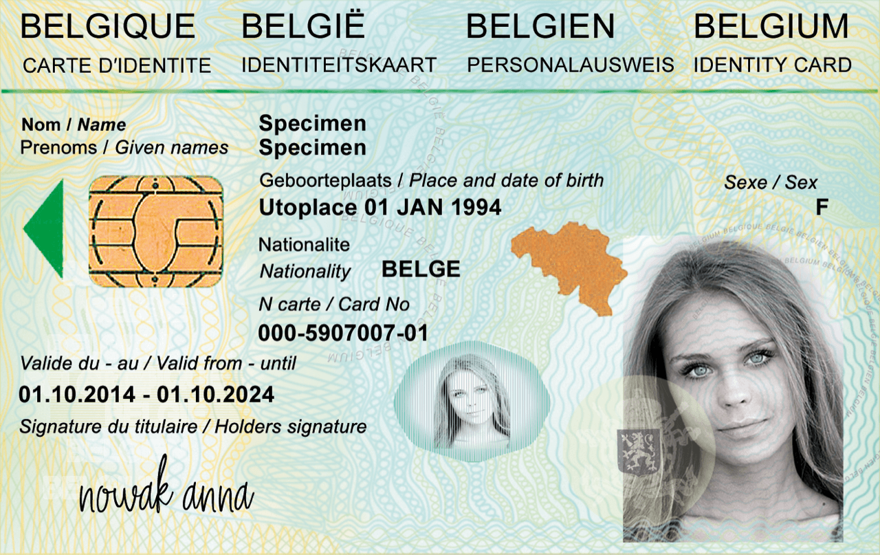 Kolekcjonerski dow?d osobisty z Belgii sprawi, ?e obdarowana osoba poczuje si? jak obywatel Beneluxu.