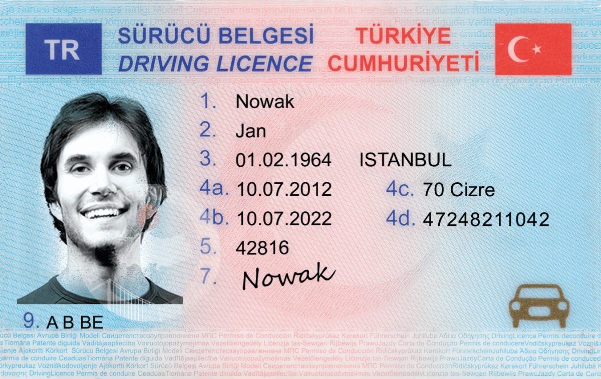 Kolekcjonerskie prawo jazdy z Turcji mo?e nie zapewni Ci darmowego kebaba, ale b?dziesz si? m?g? przedstawia? jako potomek su?tana.
